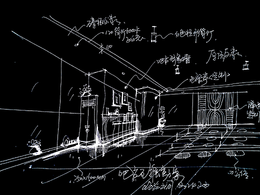 手绘办公前台的方案
