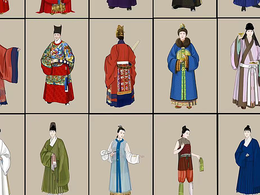 《我在明朝穿什么》明代晚期服饰图示