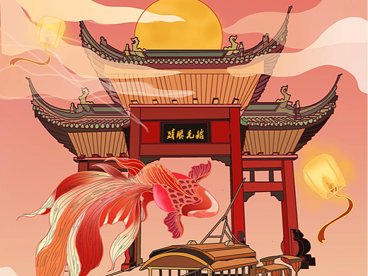 苏州印象——城市主题插画