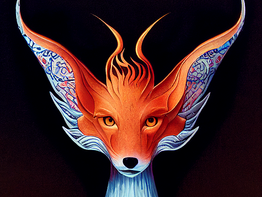 AI插画  狐狸先生