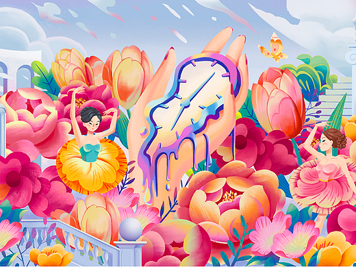 花园插画