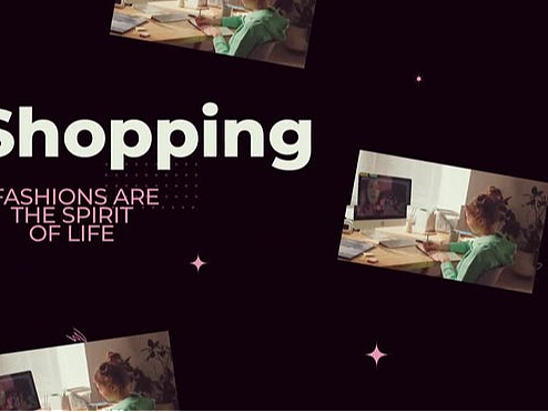 AE模板|时尚模特摄影拍摄花絮照片排版展示宣传动效