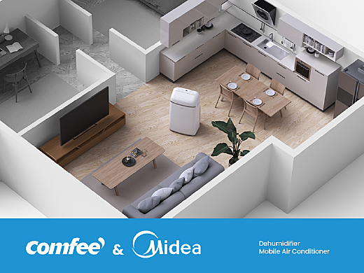 波點視覺X美的Midea|comfee跨境平臺設計