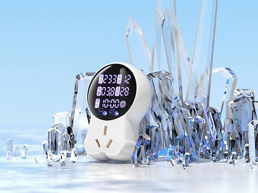 新能源接地寶輕奢渲染（個人主頁-ZNjYzNzUyMjA=） - 產(chǎn)品 - 站酷設計師團小狗C4D原創(chuàng)素材 - 站酷ZCOOL