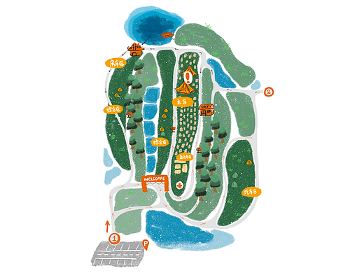 Tigerhood Camp 太格露营·地图创作