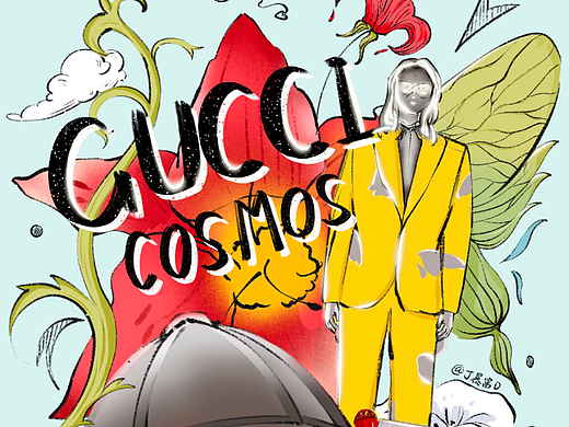 GUCCI 展插画