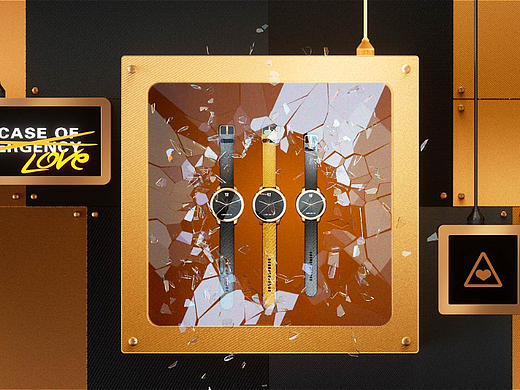 【黑金风&国潮风手表】三维动画渲染