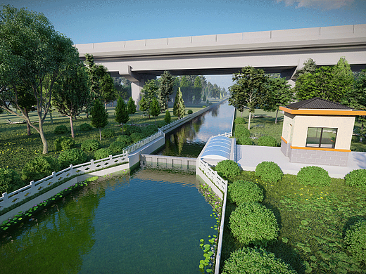 水利行业三维闸站可视化