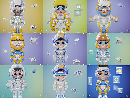 赛博宝贝-原创潮玩风NFT