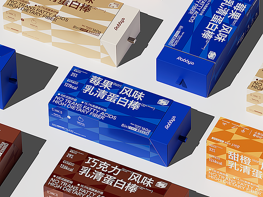 Robbys路比家蛋白棒系列包装设计