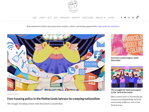 商业插画 | 杂志配图 给英国SHADO杂志的文章配图