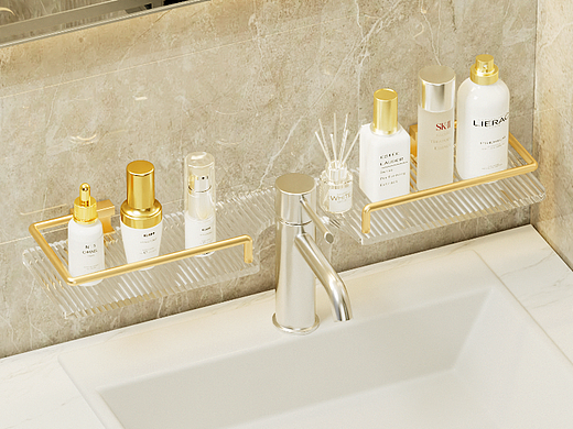 亚克力浴室置物架（个人主页-ZNjMyMDQ1NzY=） - 产品 - 站酷设计师C4Ddoudou原创素材 - 站酷ZCOOL