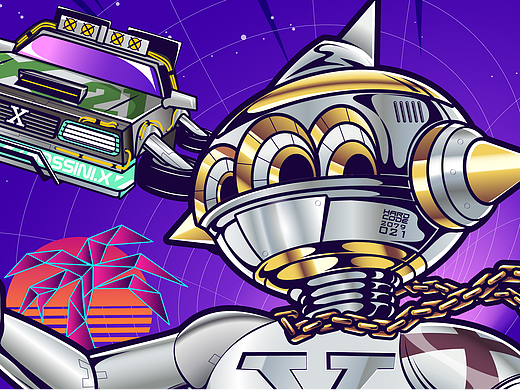 【Bossini.X 商业插画】【space X party】