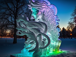 冰雪世界创意
