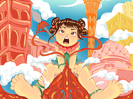 心动澳门·哪吒信俗文化创意插画