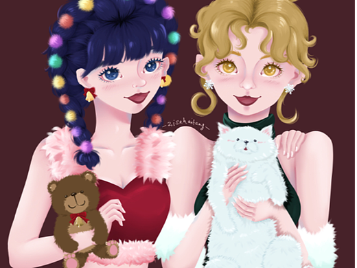 圣诞快乐（个人主页-ZNjM3OTQxNDg=） - 创作习作 - 站酷设计师紫棠朵朵原创素材 - 站酷ZCOOL