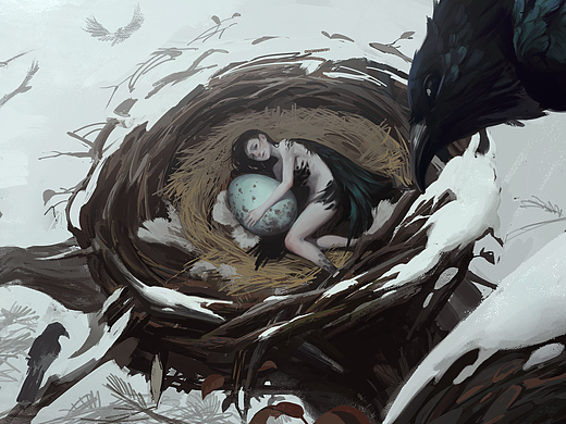 做梦日记（个人主页-ZNjc2NTk1MDg=） - 艺术插画 - 站酷设计师Goldeners22原创素材 - 站酷ZCOOL