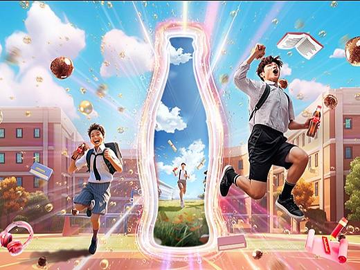 可口可乐｜开学季视觉海报