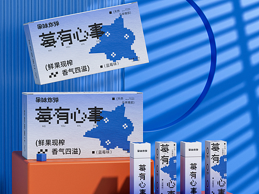 果味炸弹口香糖丨品牌包装设计