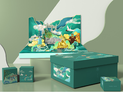 茶叶包装-千佛山（个人主页-ZNjA5MzA2NTI=） - 包装 - 站酷设计师设计小小七原创素材 - 站酷ZCOOL