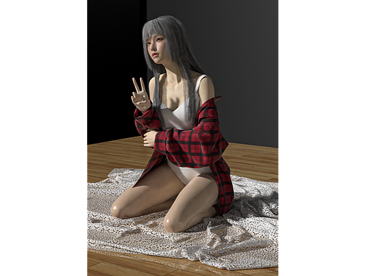 DAZ MD C4D PS 三维人形建模渲染