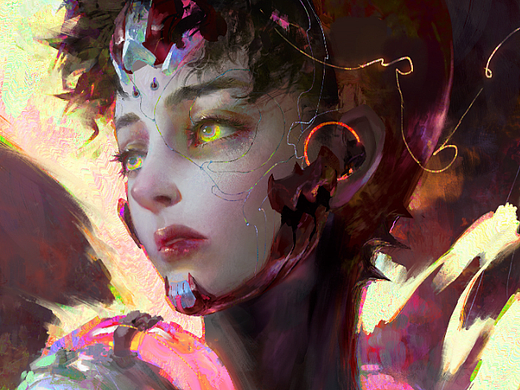 黄光剑老师个人作品《红狼》
