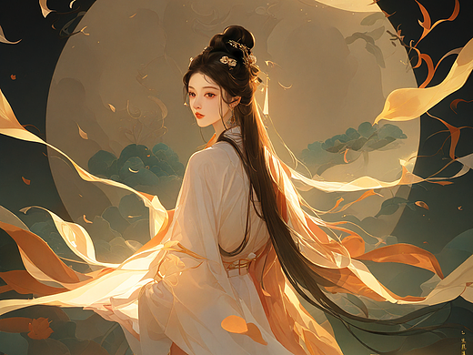 月宫中的月神