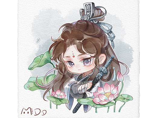 banyan君Q版水彩头像课一期二期作业
