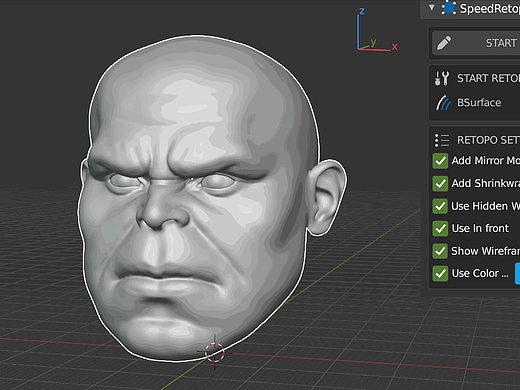 Blender插件：SpeeRetopo