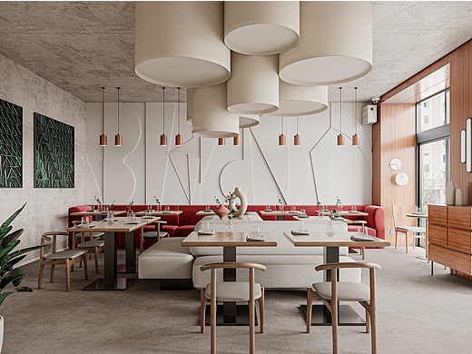 餐廳效果圖表現(xiàn)（個(gè)人主頁-ZNjIzMjAwOTY=） - 家裝設(shè)計(jì) - 站酷設(shè)計(jì)師邵鑫垚原創(chuàng)素材 - 站酷ZCOOL