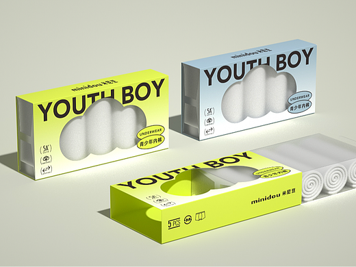 青少年儿童内裤包装设计