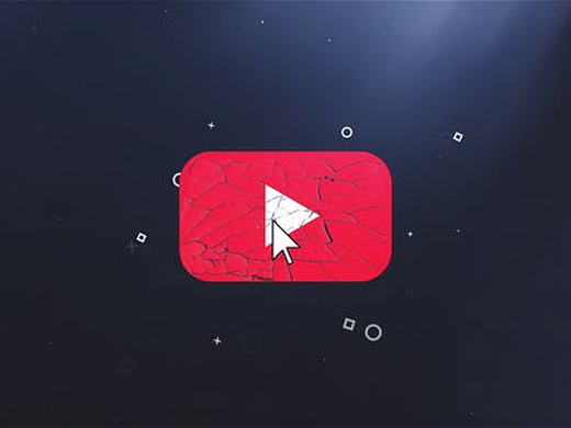 AE模板|优雅破碎效果简短标志LOGOi定结动画开场