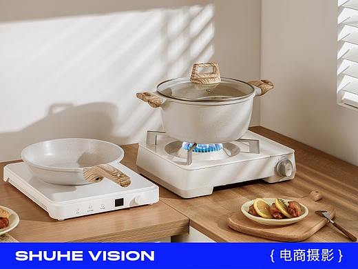 麦饭石炒锅套装丨述禾集