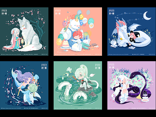 Q版插画 | 治愈内心的非人类小伙伴