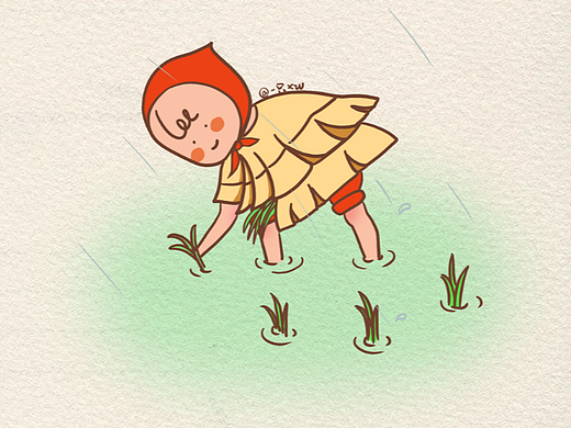谷雨（个人主页-ZNjQ5NDk5NTI=） - 商业插画 - 站酷设计师一只xw原创素材 - 站酷ZCOOL