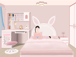 第四个手绘作品  ——   《生活中的一天》