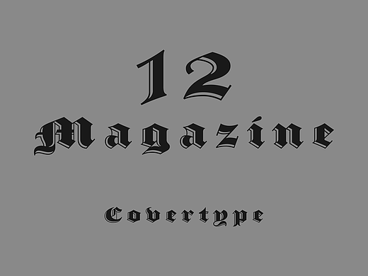 12 Magazine Cover Type