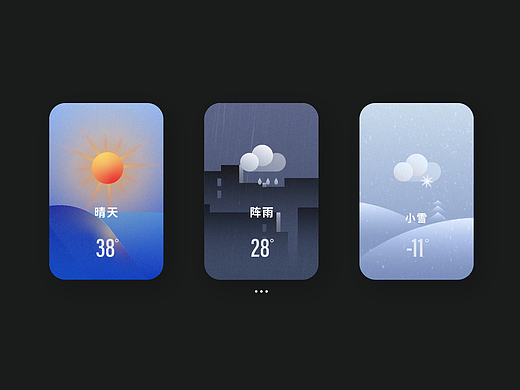 动效设计-天气预报