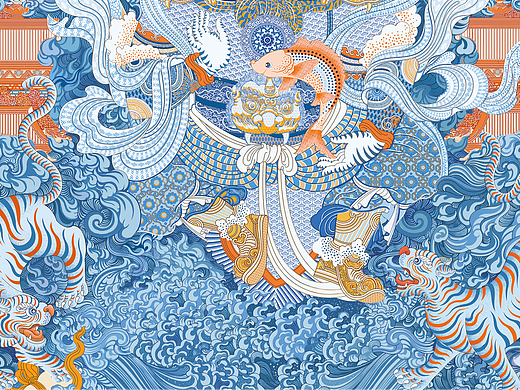 江小白虎年生肖纪念版《虎虎临门》白酒包装设计
