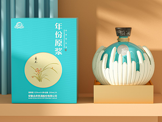 君子之交，兰花之雅，这款酒设计太儒雅了