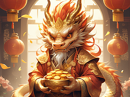 龙年祥财：神龙守福