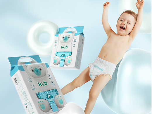 可优比纸尿裤产品渲染