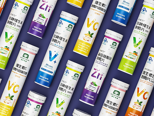 保健品包装设计渲染