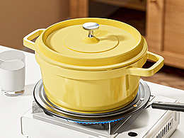 炒鍋/菜板/導(dǎo)熱板渲染