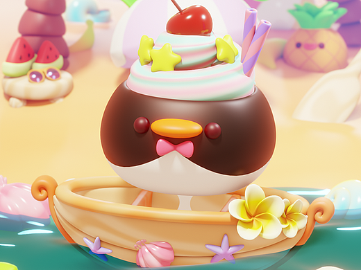 Blender | 夏日冰淇淋🍨
