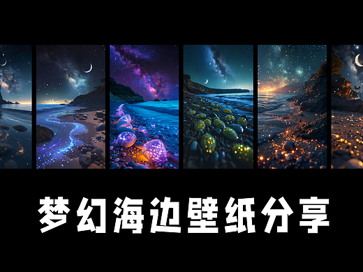 5K手机壁纸-梦幻海边系列