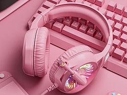 亞馬遜耳機(jī)渲染