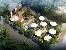 室外效果圖表現(xiàn)--透視+鳥瞰