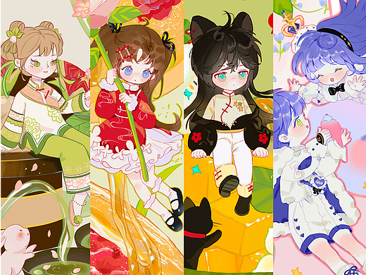 一口一个甜品qq人