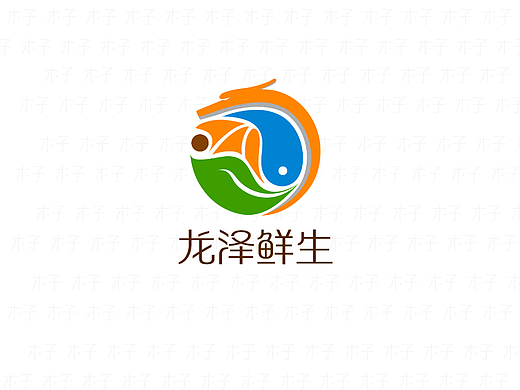 龙泽生鲜（个人主页-ZNjQ2MTI3MzI=） - Logo - 站酷设计师DAISY木子原创素材 - 站酷ZCOOL
